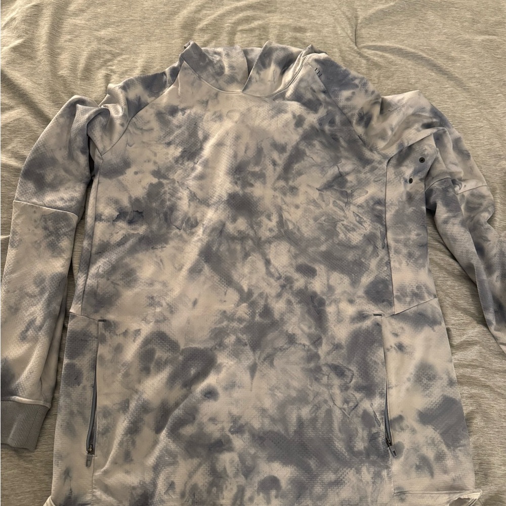 Gray Tie-Dye Sweatshirt
